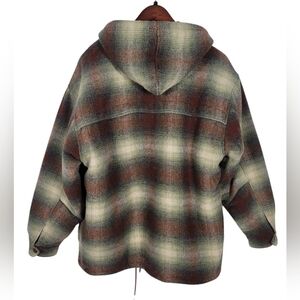 Men's Country & Outdoors DASH CLASSICS quilted insulated flannel hooded, LARGE